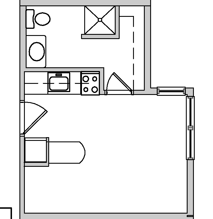 1132 South 8th Street Studio-1 Bed Apartment, Affordable for Rent - Photo Gallery 7